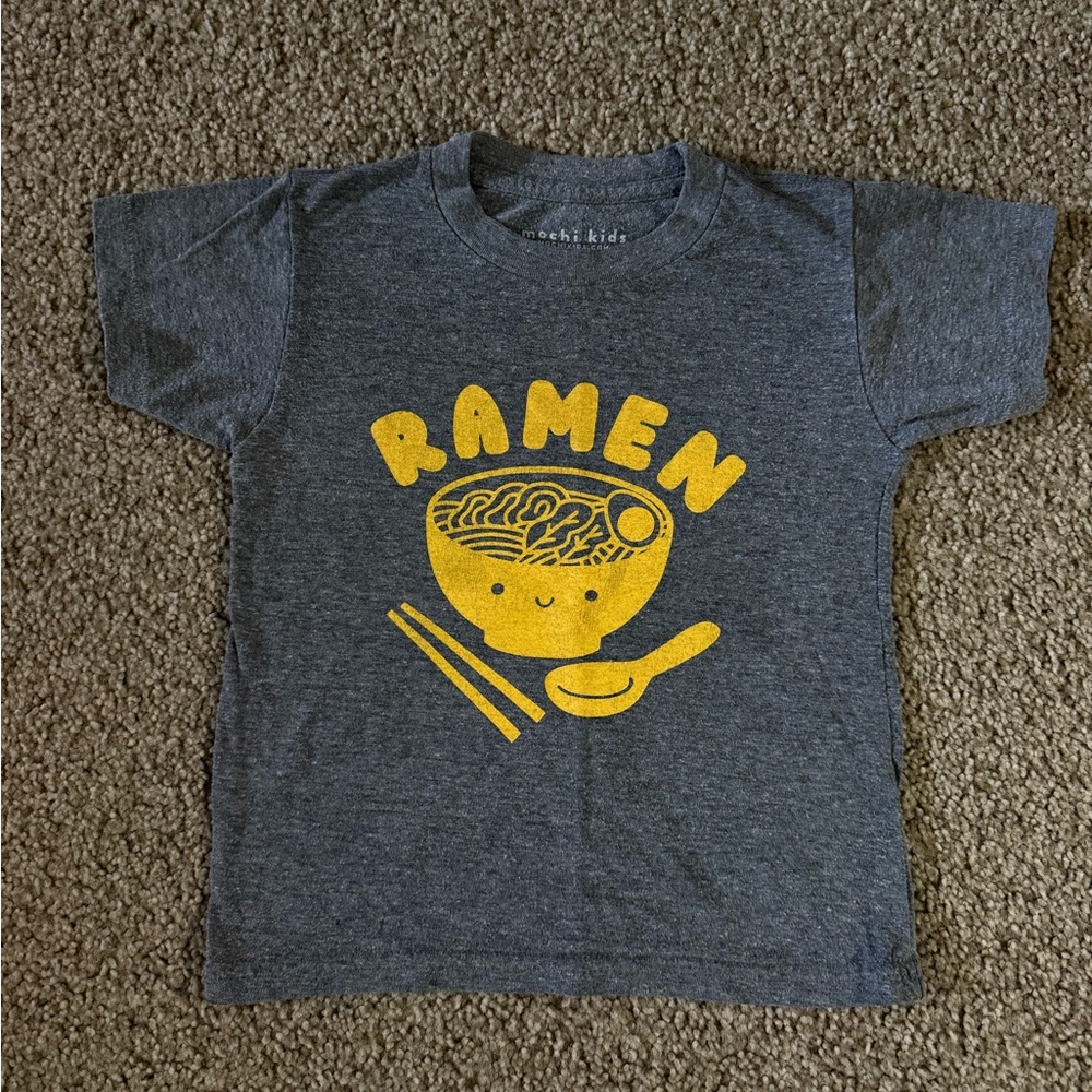Mochi Kids Ramen Graphic Tee Size 6 Kids Unisex Soft Tri Blend Made in USA